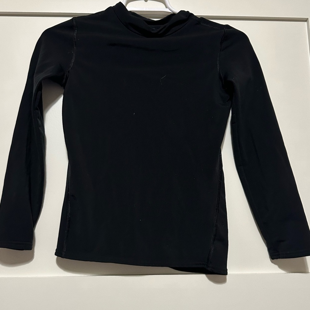 Champion Black Long Sleeve Insulated Athletic Top Girls 10/12